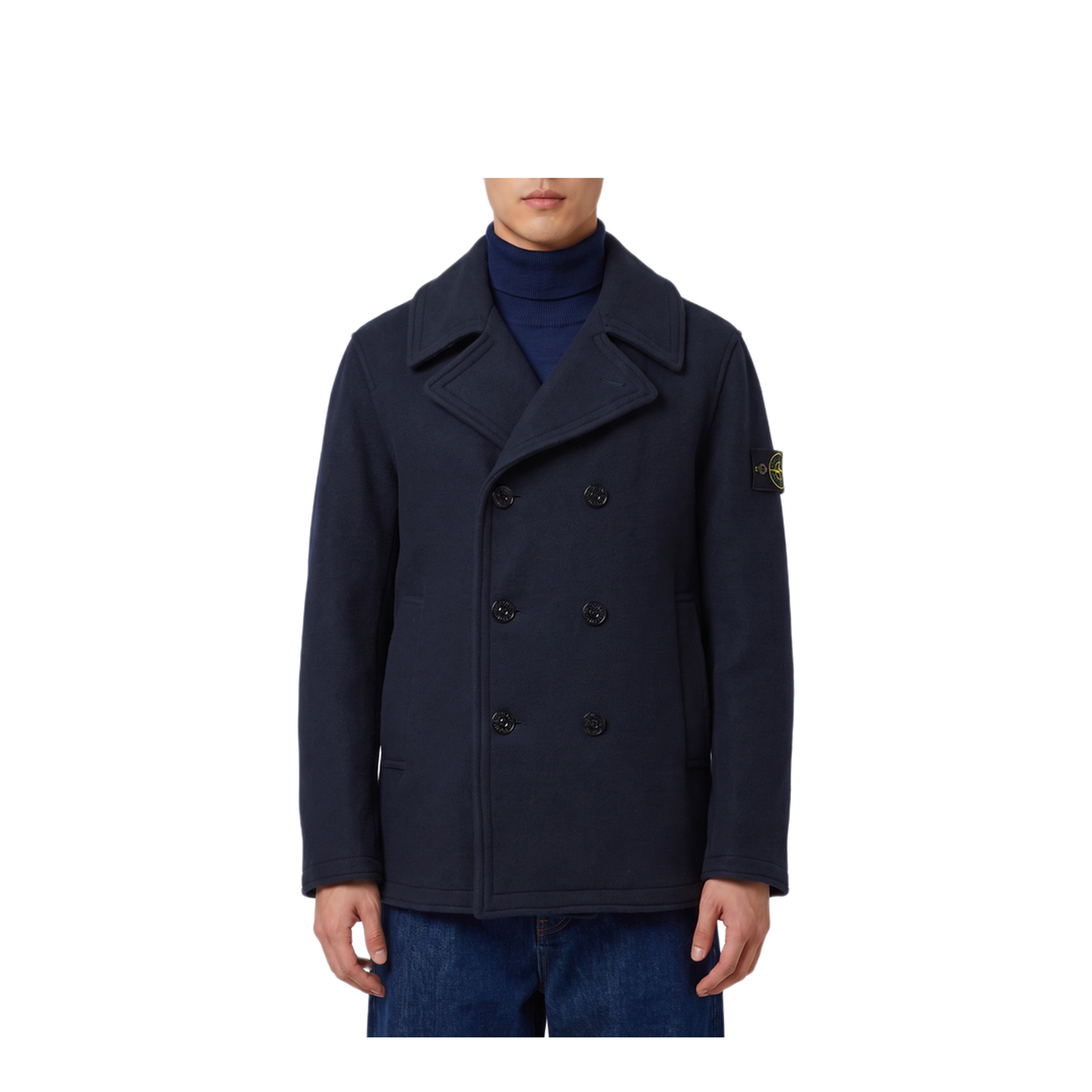 MAYFEYR - Stone Island - Short Heavy Melton Coat - L2S154100040S0453V0020