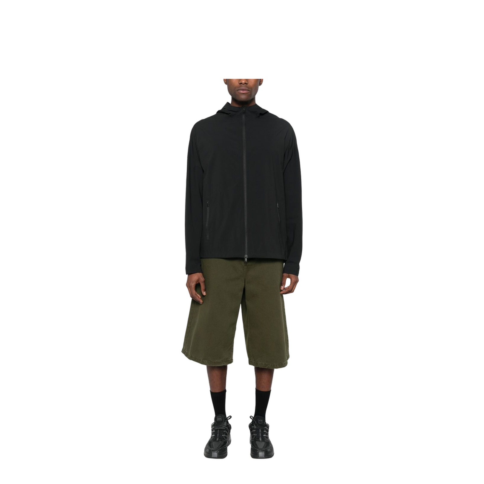 Running Jacket Sweatshirt Black