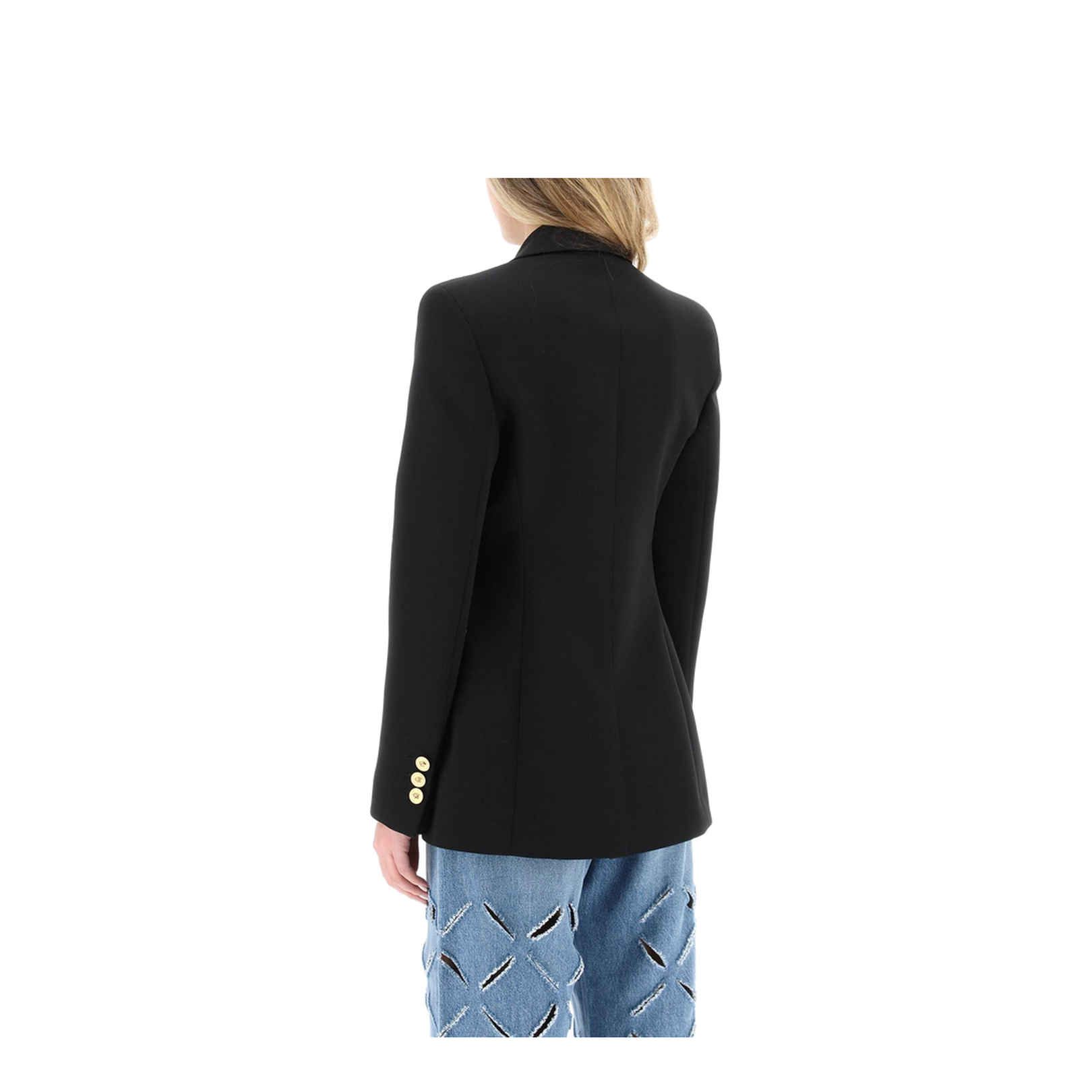 Single-Breasted Jacket Black