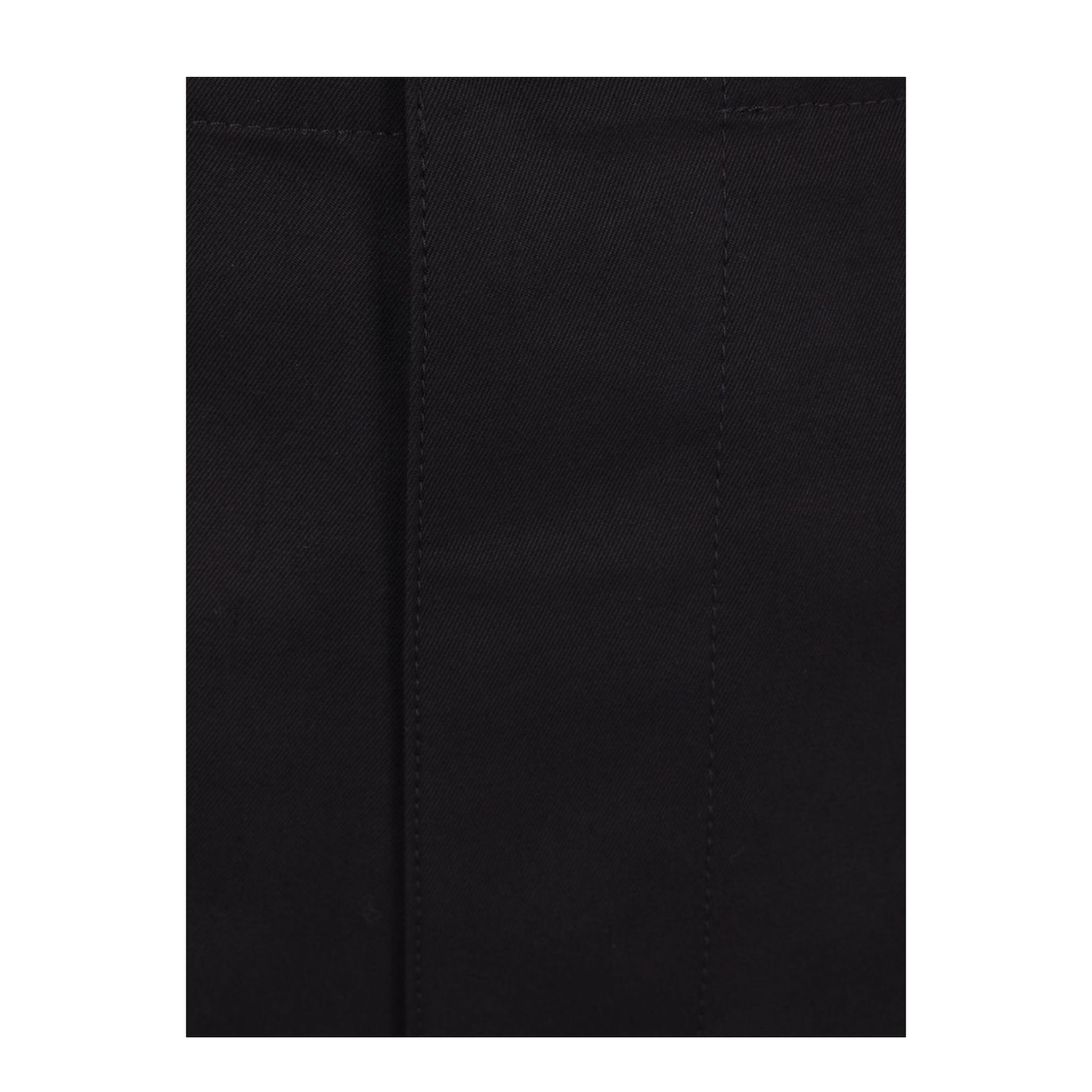 Cotton Twill Pant with Web Detail in Black