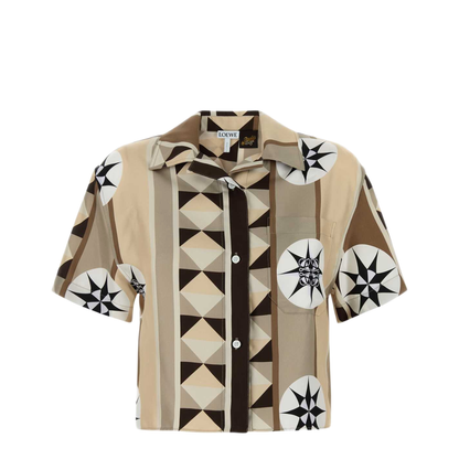 MAYFEYR - Loewe - Short Sleeve Shirt - S616Y05X44BEIGEMULTICOLOR