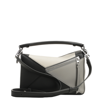 Small Puzzle Bag in Nappa Calfskin Multicolor