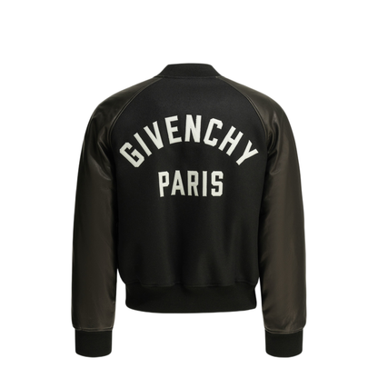 MAYFEYR - Givenchy - Wool Bomber Jacket With Reverse Logo - BM01F26Y43004