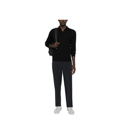 Polo Neck Sweater Black
