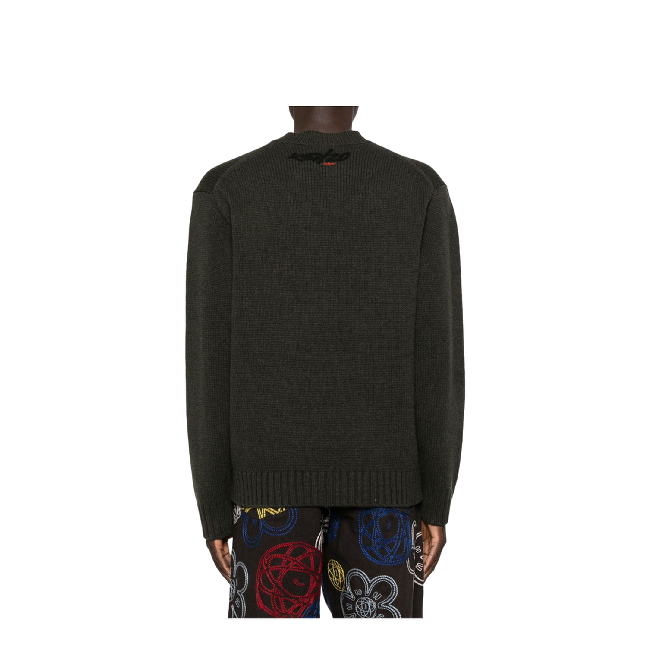 Sweater with Boke Flower