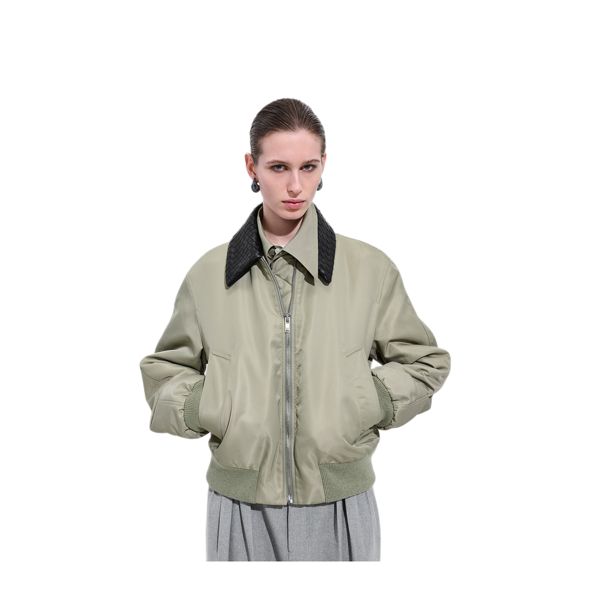 Bomber Blouson Collo Intreccio