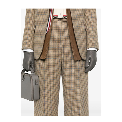 MAYFEYR - Thom Browne - High Waisted Double Pleat Trouser In Gunclub Check Cheviot Tweed - FTC499AF0961210