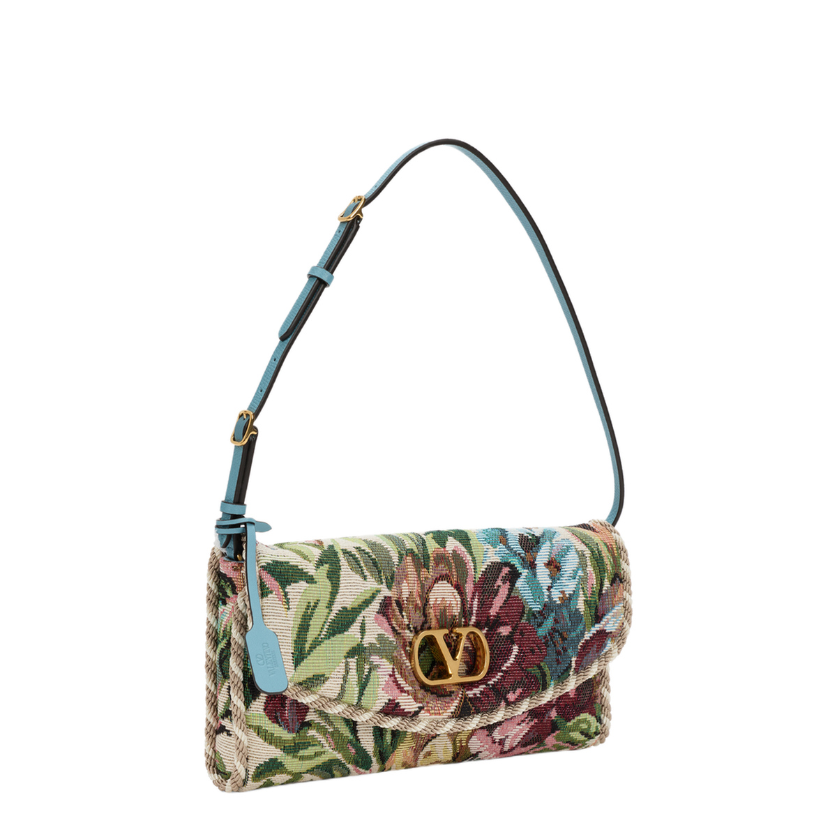 MAYFEYR - Valentino - Floral Shoulder Bag Vlogo - 8W0B0T31TMICYQ