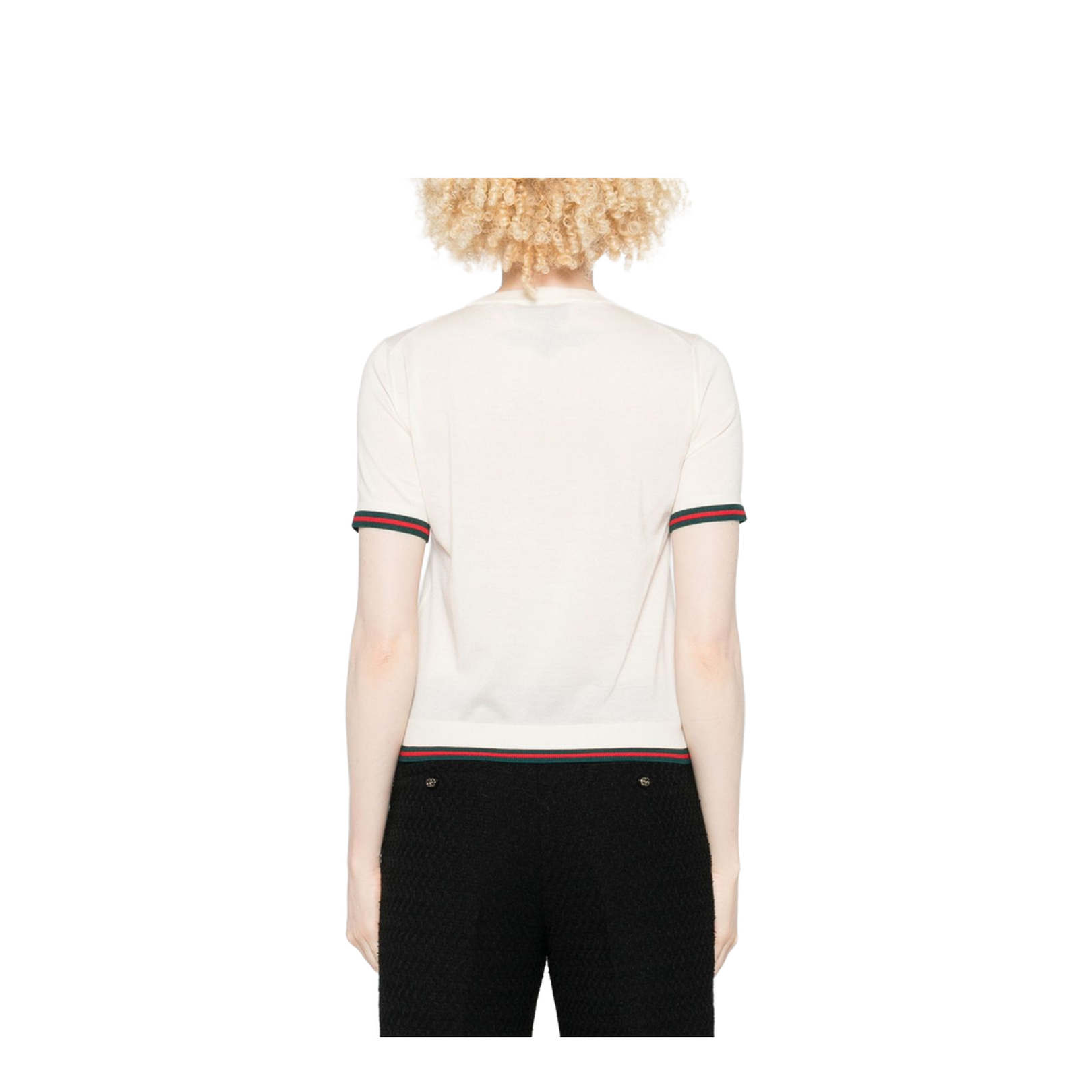 Extra Fine Cashmere Silk Top in White