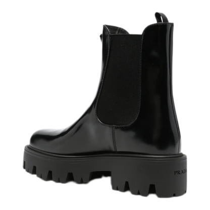 MAYFEYR - Prada - Brushed Leather Booties - 1T186OFB050055