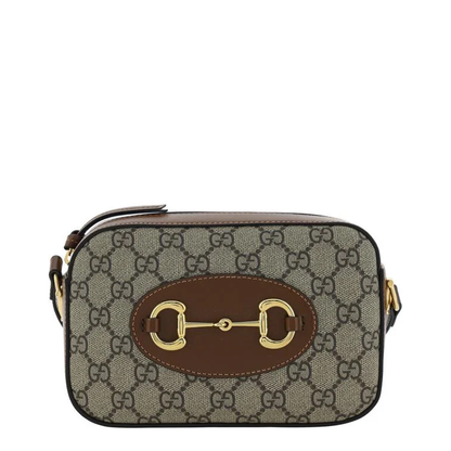 Horsebit 1955 Small Leather Shoulder Bag - Brown