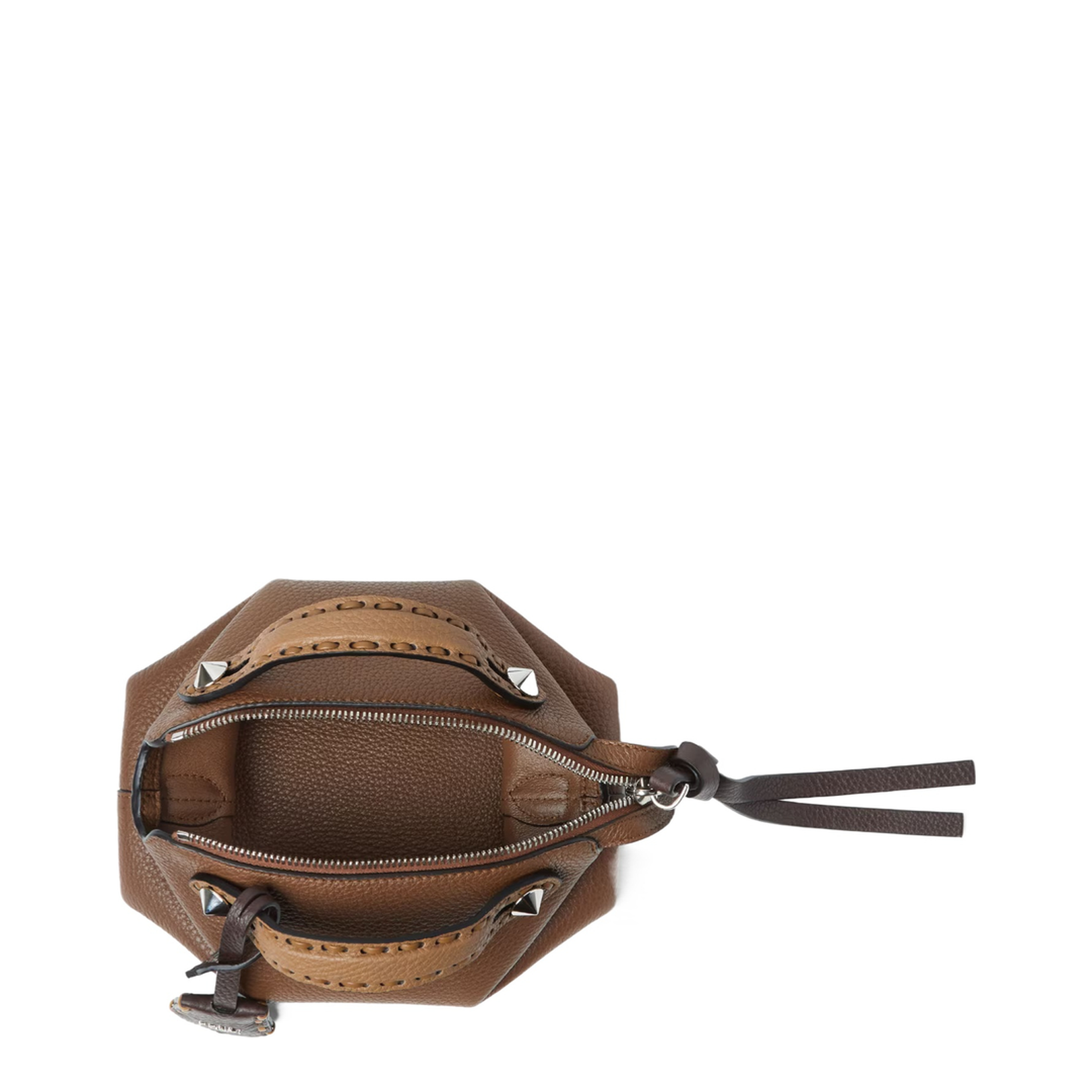 By The Way Selleria Mini Cuoio Romano Leather Brown