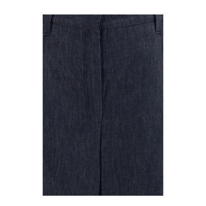MAYFEYR - Brunello Cucinelli - Denim Effect Twill Wide Pants - MB125P5759