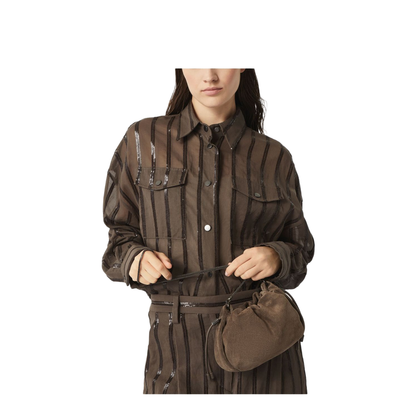 Suede Leather Shoulder Bag