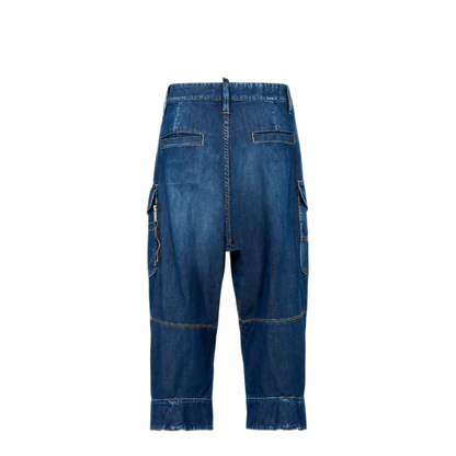 MAYFEYR - Dsquared2 - Trousers 34 Navy Blue - S75KB0573S30341470