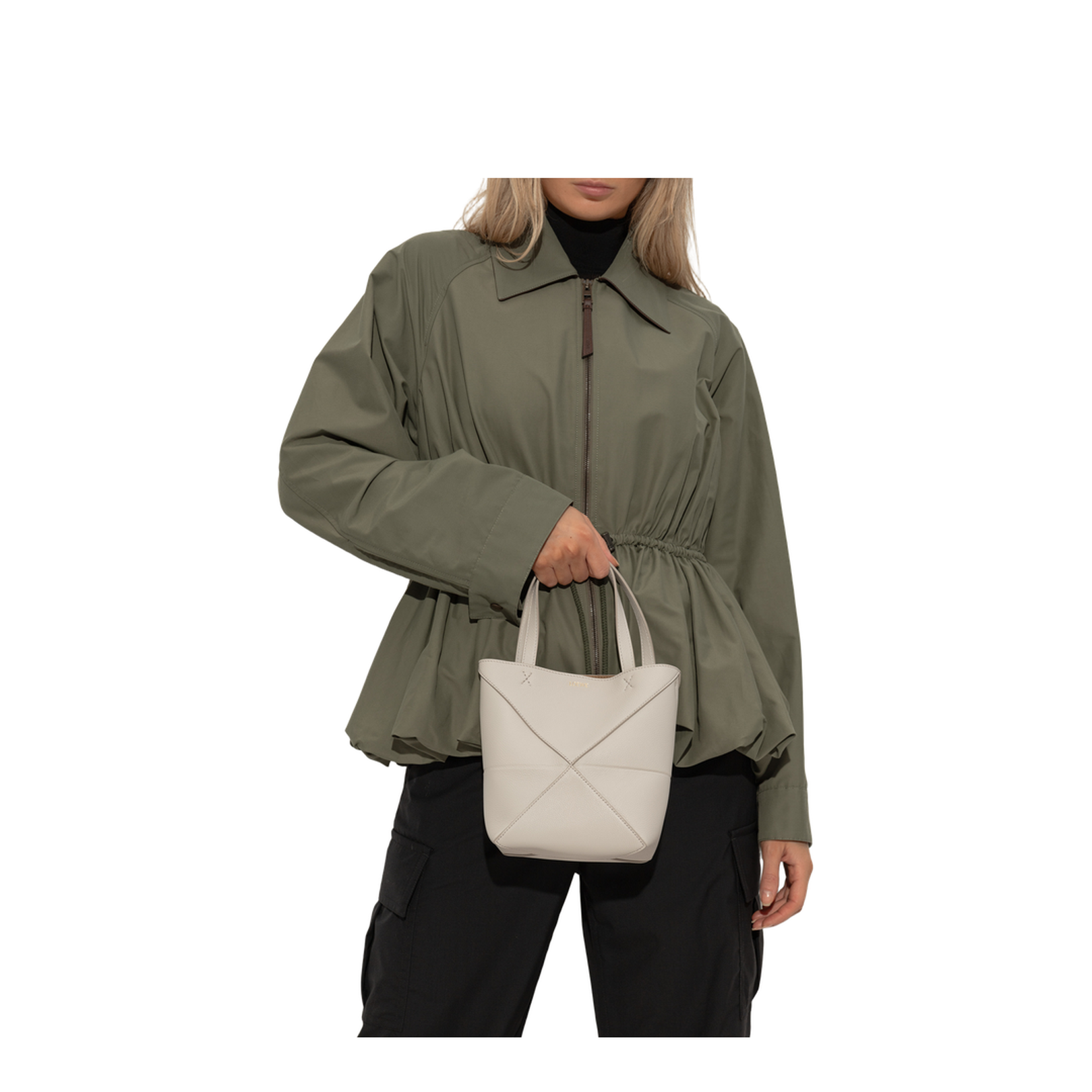 Mini Beaded Lambskin Tote Bag