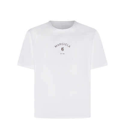 White T-shirt with logo print
