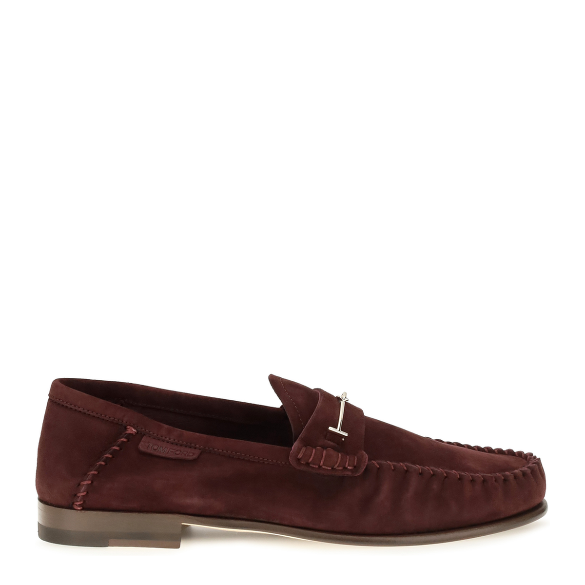 MAYFEYR - Tom Ford - Suede Leather T Strap Loafers - W3909LCL534PRAY