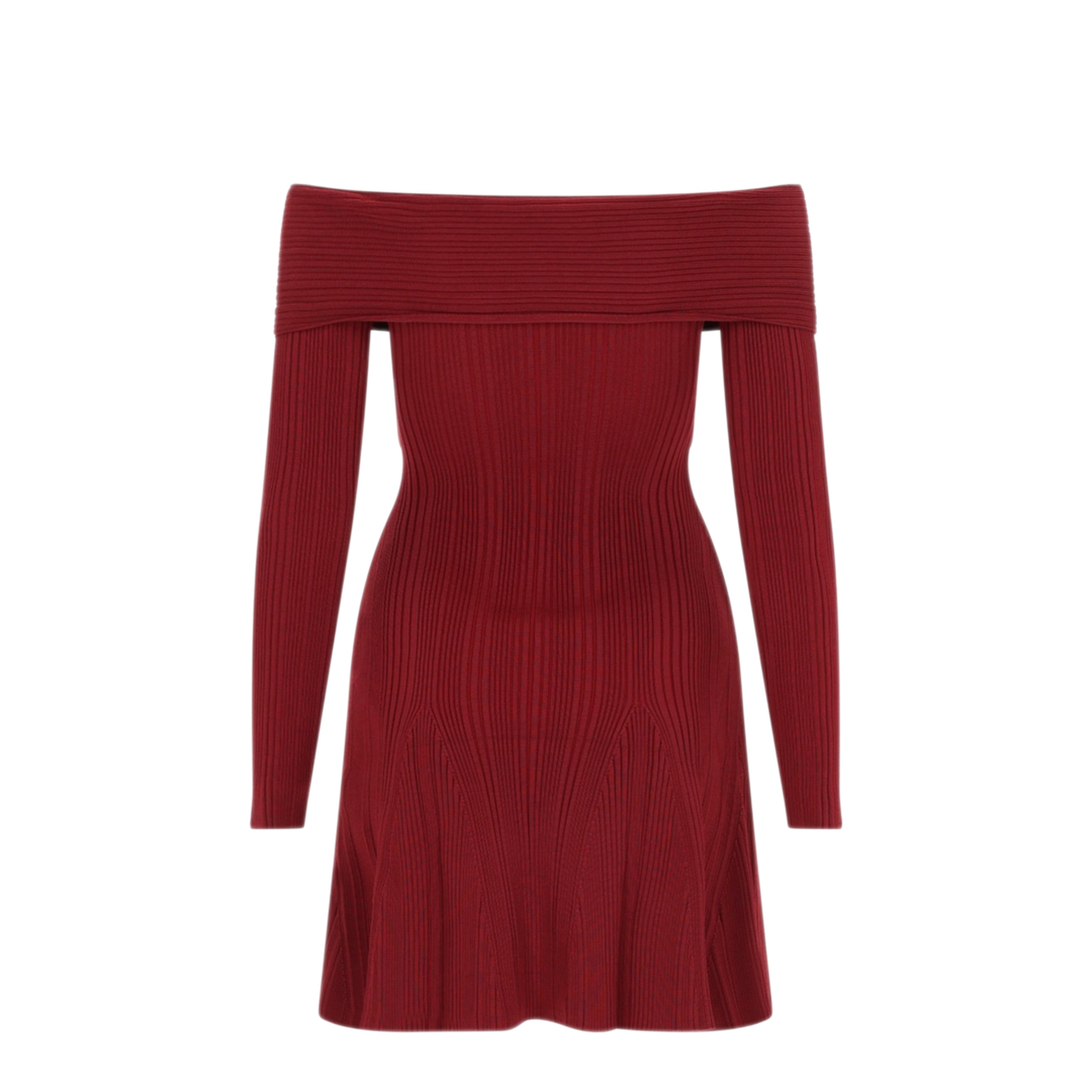 MAYFEYR - Self Portrait - Viscose Mini Dress - RS26011SABUBURGUNDY