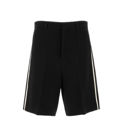 MAYFEYR - Gucci - Black Boucle Bermuda Shorts - 810615Z7AF01000