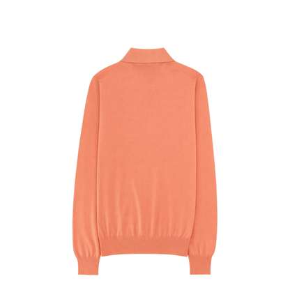 Cotton Knit Polo Shirt