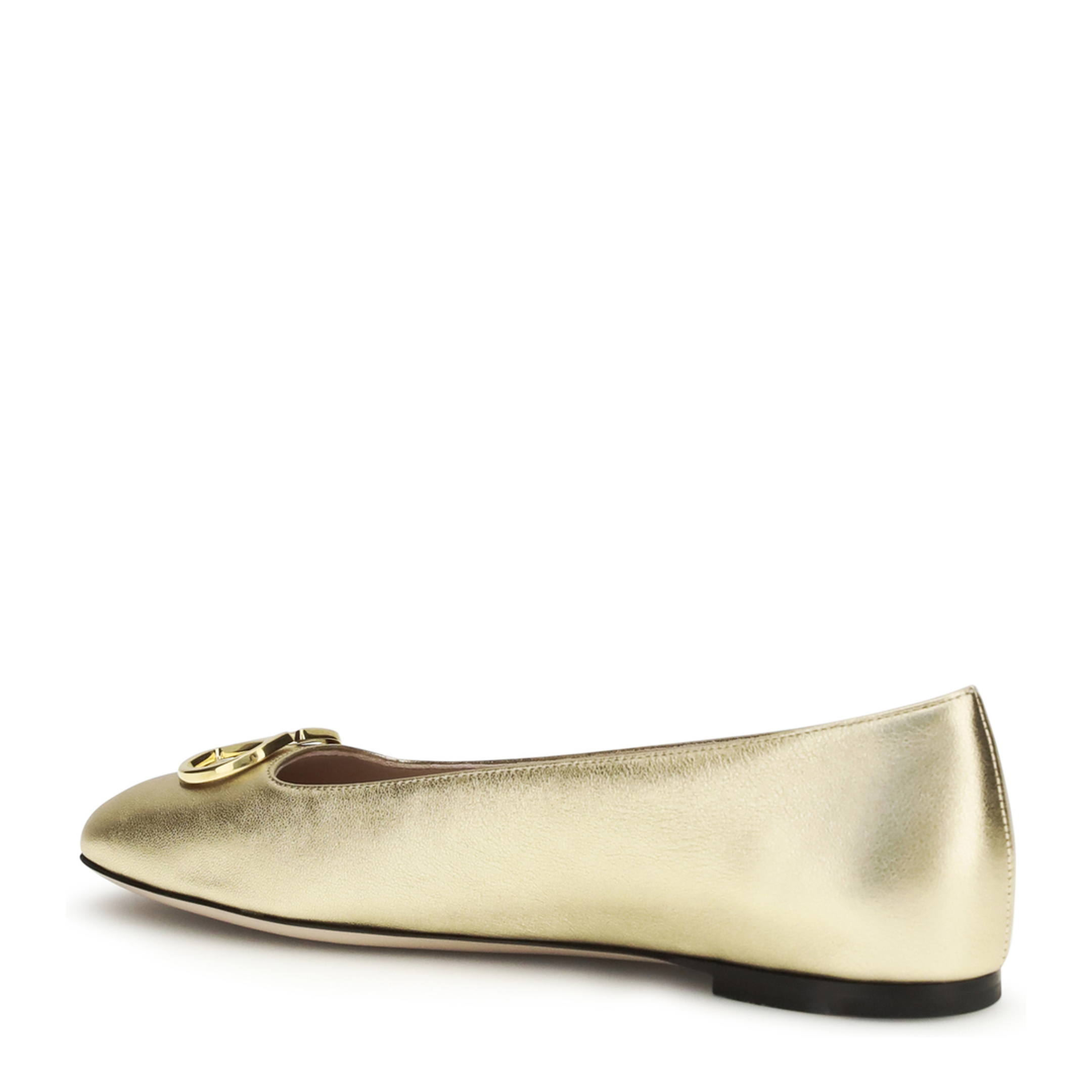 MAYFEYR - Valentino - Vlogo Signature Laminated Leather Ballerinas - 8W0S0PI8YFL