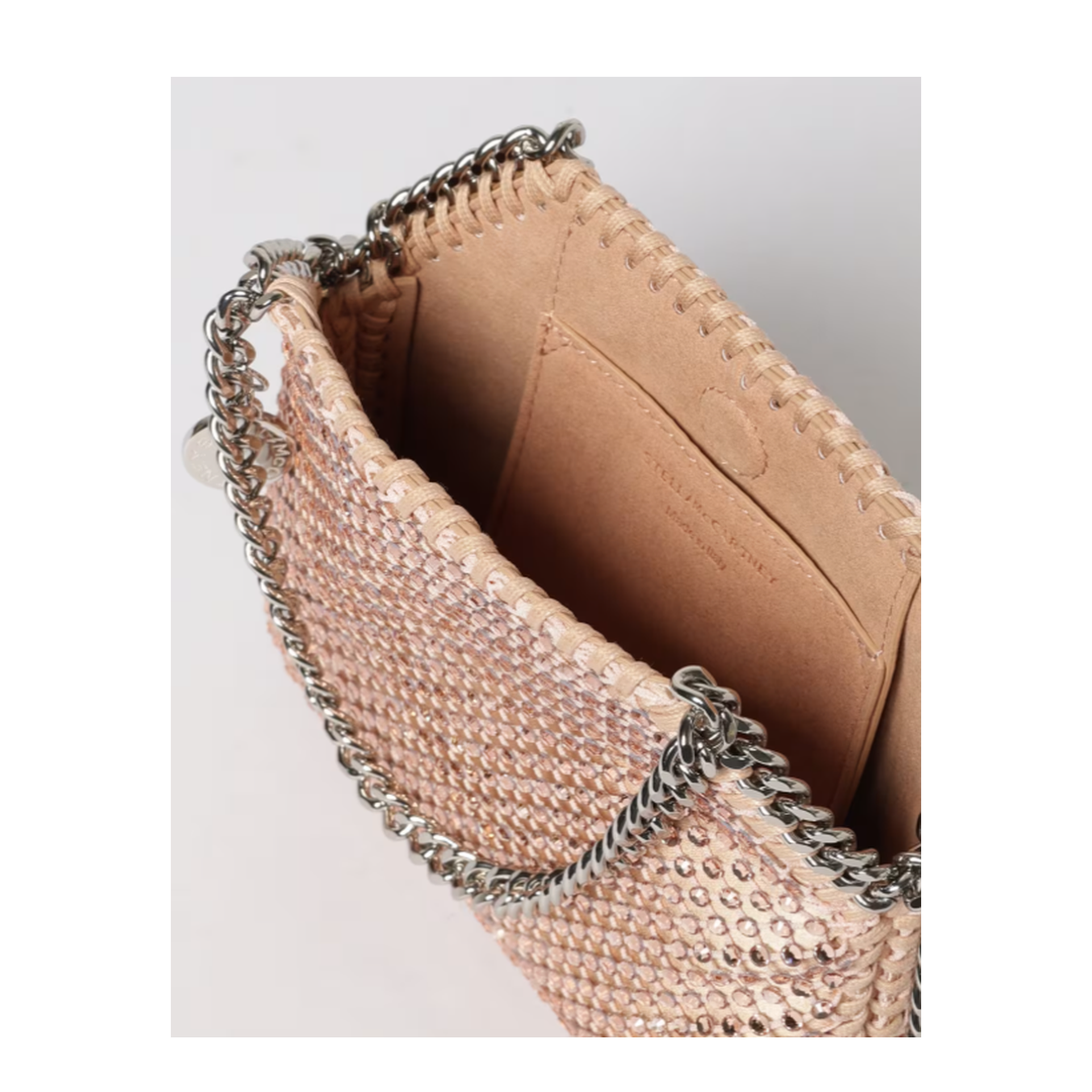 MAYFEYR - Stella Mccartney - Falabella Mini Shoulder Bag Eco Crystal & Mesh - 700109WP06615558