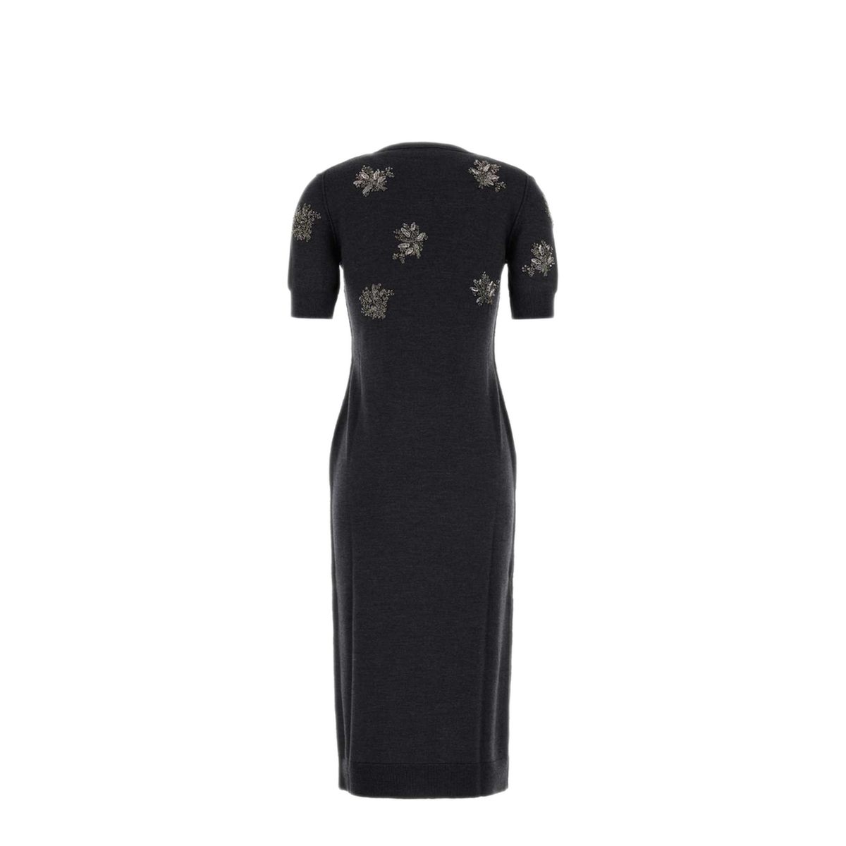 MAYFEYR - Fendi - Midi Knitted Sequined Flower Dress - FZDD33ATPRF1RXE
