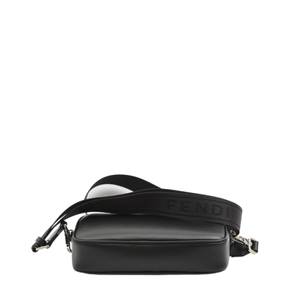 Squared Camera Case Fabric Black
