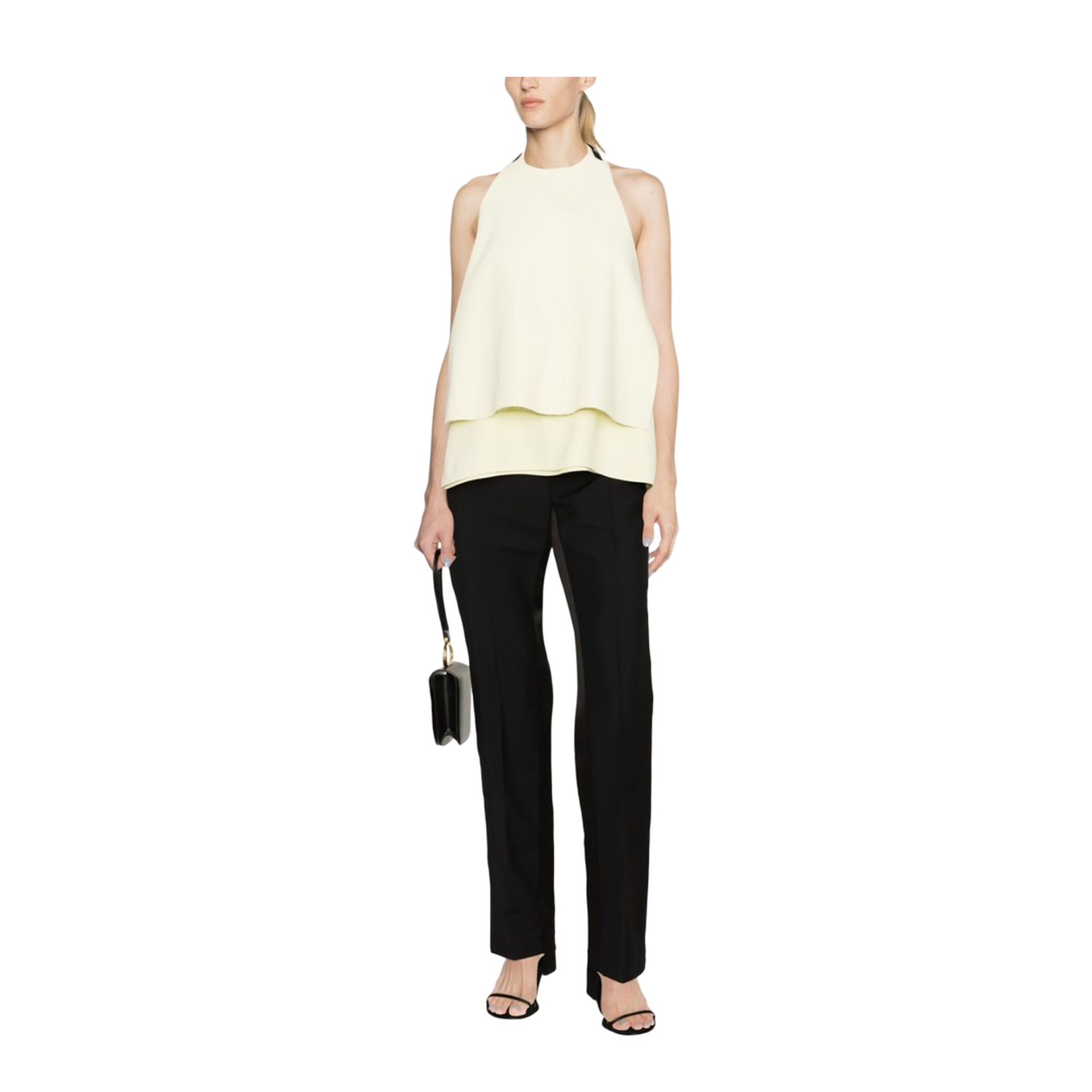 Halterneck Open-back Top