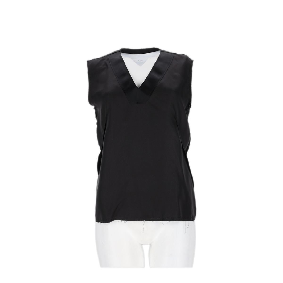 MAYFEYR - Maison Margiela - Silk V Neck Top - S51NC0638M36037900