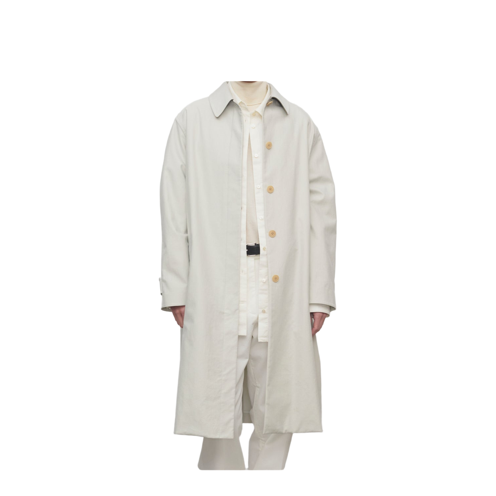 Pluma Coat in Cotton and Cashmere