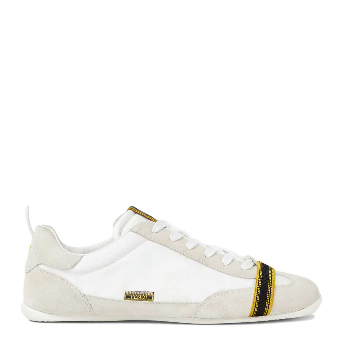 Wrap Suede And Fabric Sneakers