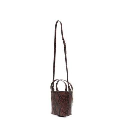 Spin Small Calfskin Tote - Rosewood