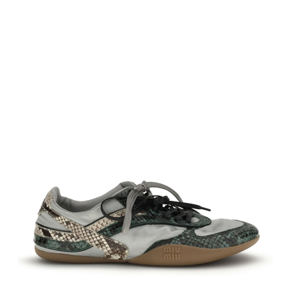 MAYFEYR - Miu Miu - Python Print Sneakers - 5E428EFB0053ZL4