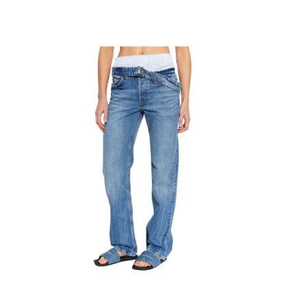 MAYFEYR - Alexander Wang - Boxer Detail And Drop Waistband Slim Fit Jeans - 4DC3264123