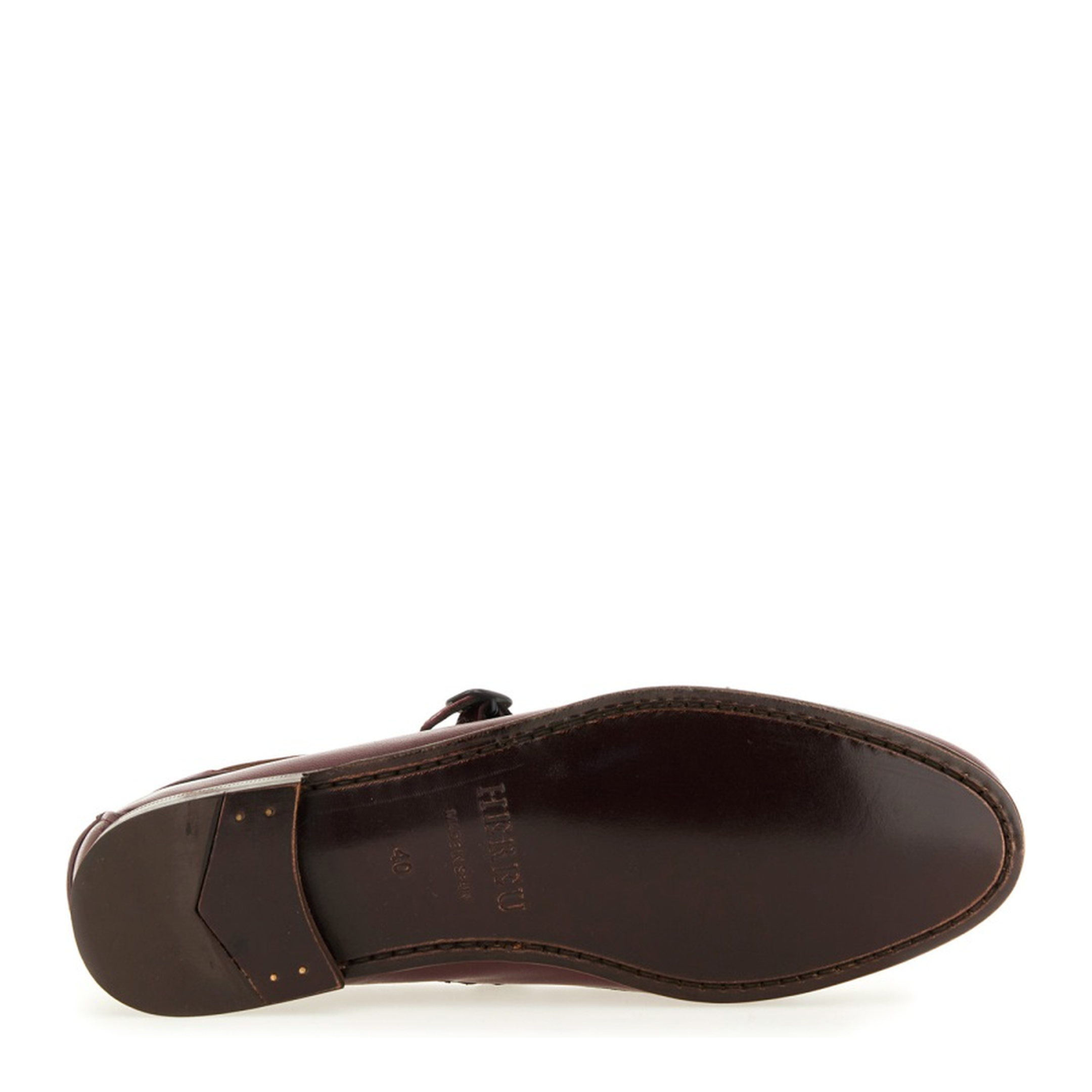 MAYFEYR - Hereu - Moccasin Mary Jane Loreau Supple Shiny - LOSSWFA250077BURGUNDY