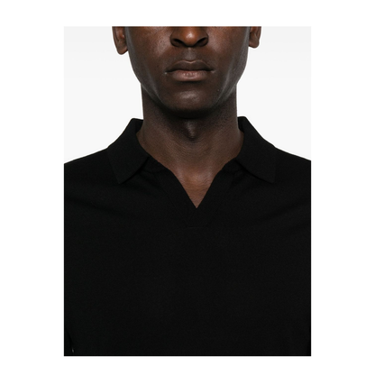 Polo Neck Sweater Black
