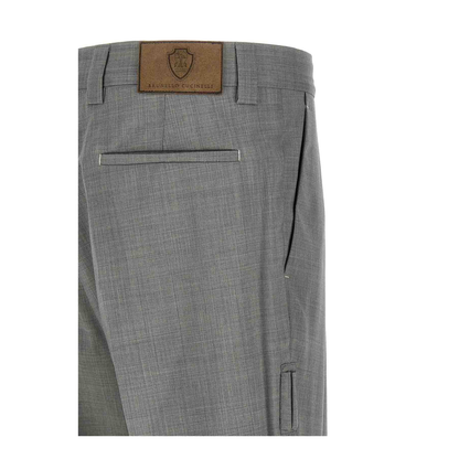 Mlange Wool Pants - Grey