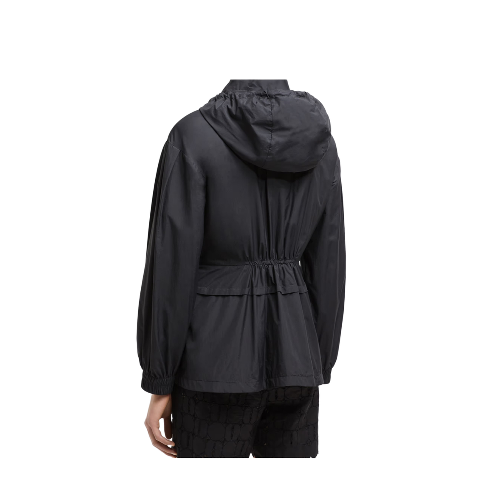 Black Vabre Hooded Parka Jacket