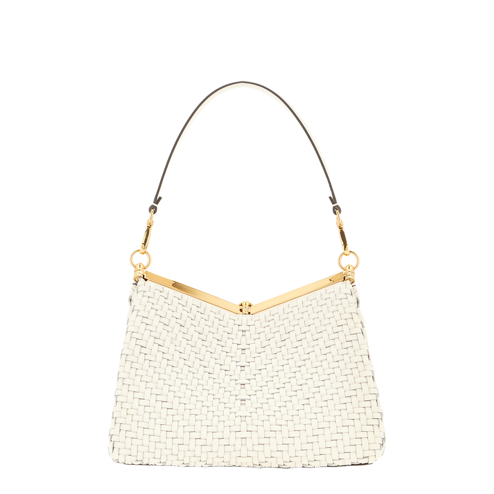 Medium Vela Calfskin Shoulder Bag