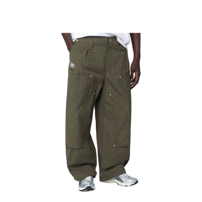 Khaki Green Cotton Trousers
