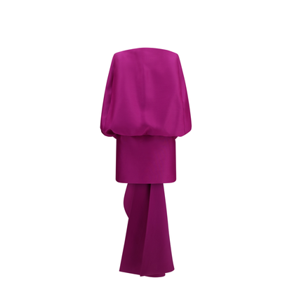 MAYFEYR - Balenciaga - Off-Shoulder Mini Dress - 875842TUT22