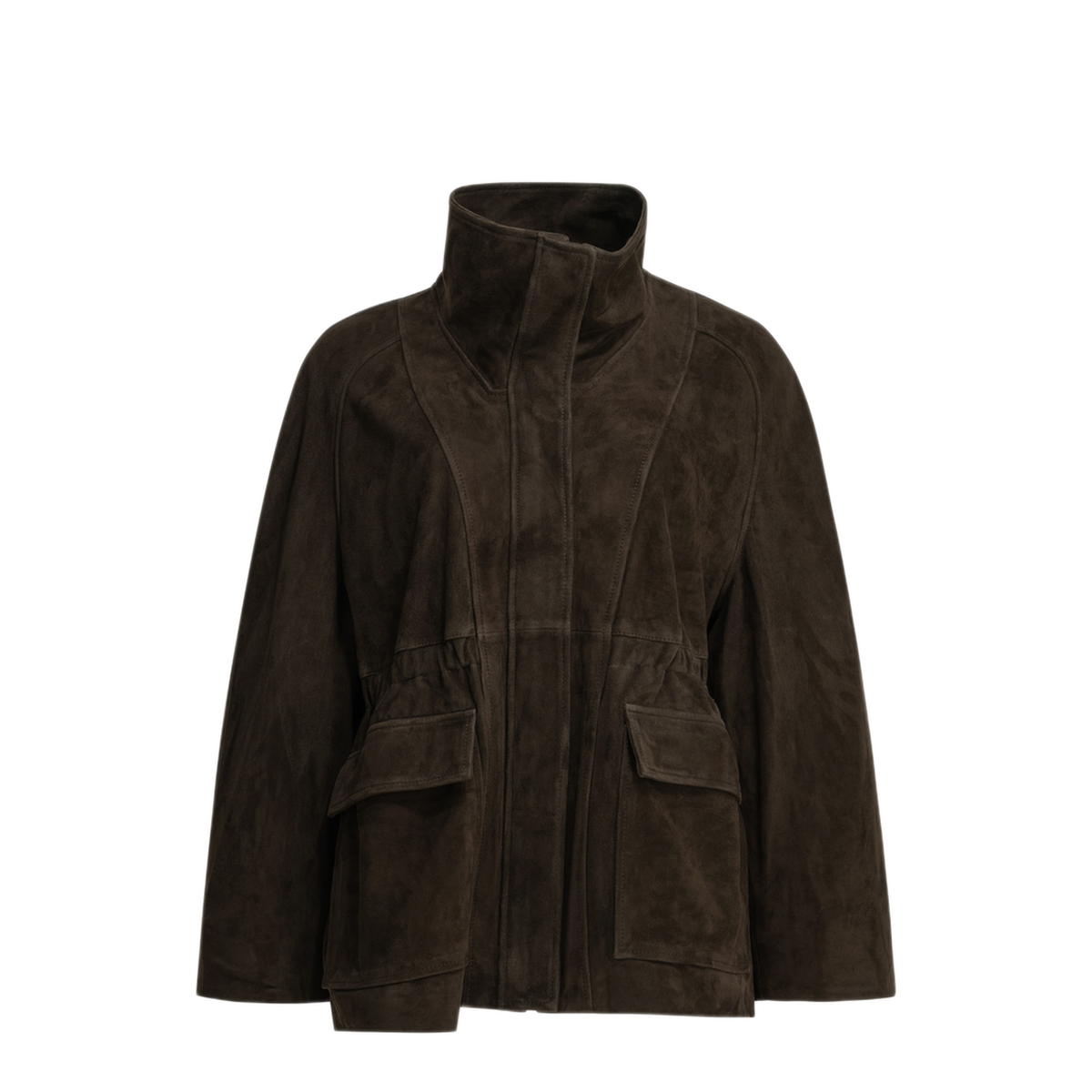 MAYFEYR - Nour Hammour - Quai Winona Leather Jacket - PF26JK02QUAISUEDEMOCHA