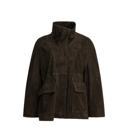 MAYFEYR - Nour Hammour - Quai Winona Leather Jacket - PF26JK02QUAISUEDEMOCHA