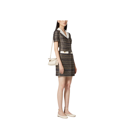 Rockstud Small Leather Shoulder Bag