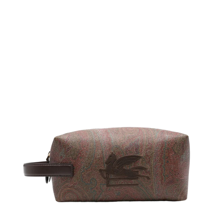 Medium Arnica Wash Bag With Pegaso Embroidery