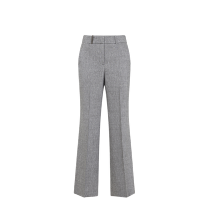 MAYFEYR - PESERICO - Brown Linen And Wool Pants - A04783Z05814151