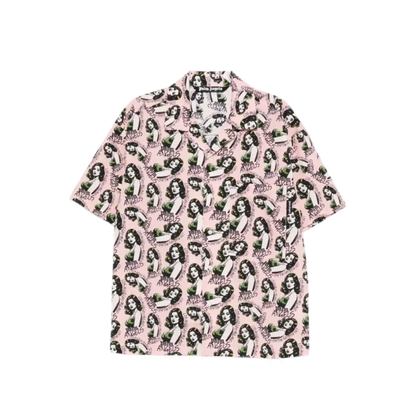 MAYFEYR - Palm Angels - Pinup Allover Loose Bowling Shirt - PMGG00DS26FAB0013084