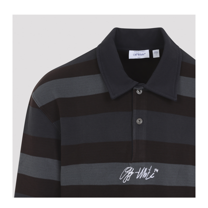 MAYFEYR - Off-White - Stroke Ow Relax L/S Polo - 44MAD015F26J002960